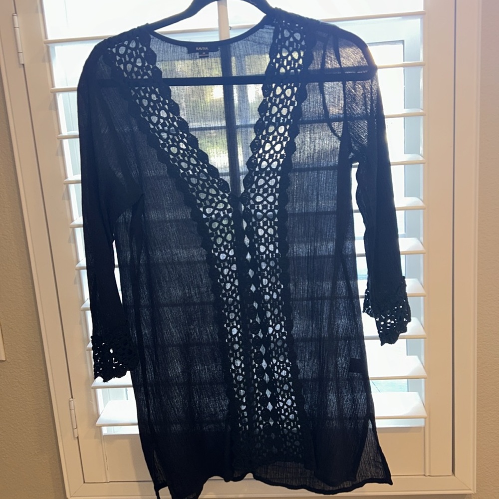 Women’s Beach Cover Up - Size Medium 100% Cotton